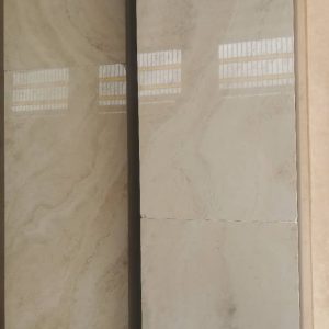 تراورتن طبس 40 طولی سفید با هاله کم ممتاز